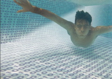 Dots in water