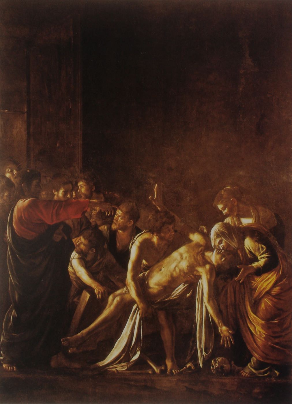 31.  Resurrezione di LAzzaro siracusa 1909￼ “La resurrezione di Lazzaro”, (1608-1609) 380 × 275 cm, Museo Regionale, Messina