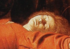 Anna Bianchini “Morte della Vergine”, (1605-1606) 369 × 245 cm, Museo del Louvre, Parigi.