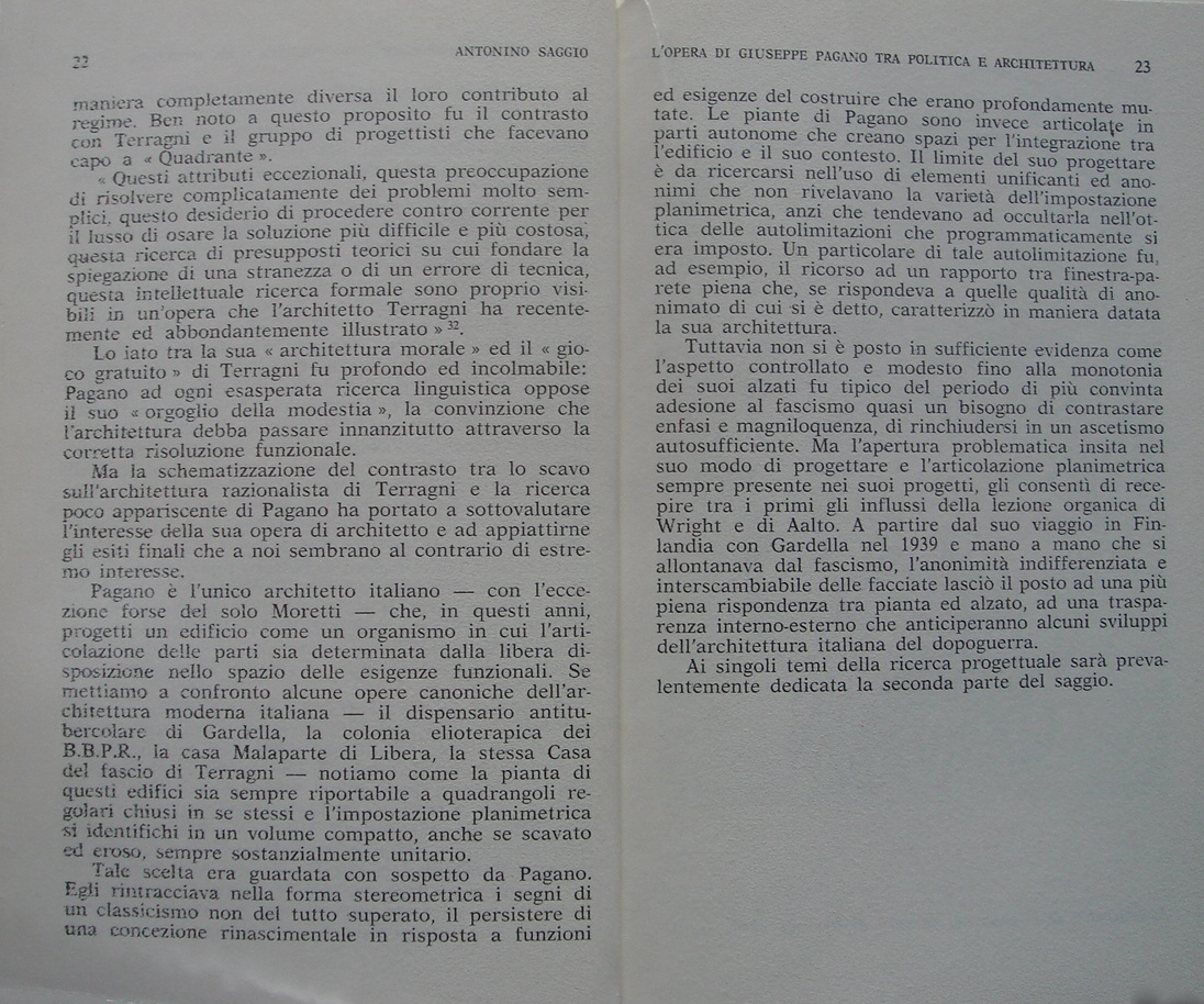 Giuseppe Pagano di Antonino Saggio Razionalismo Architettura Fascismo - 13