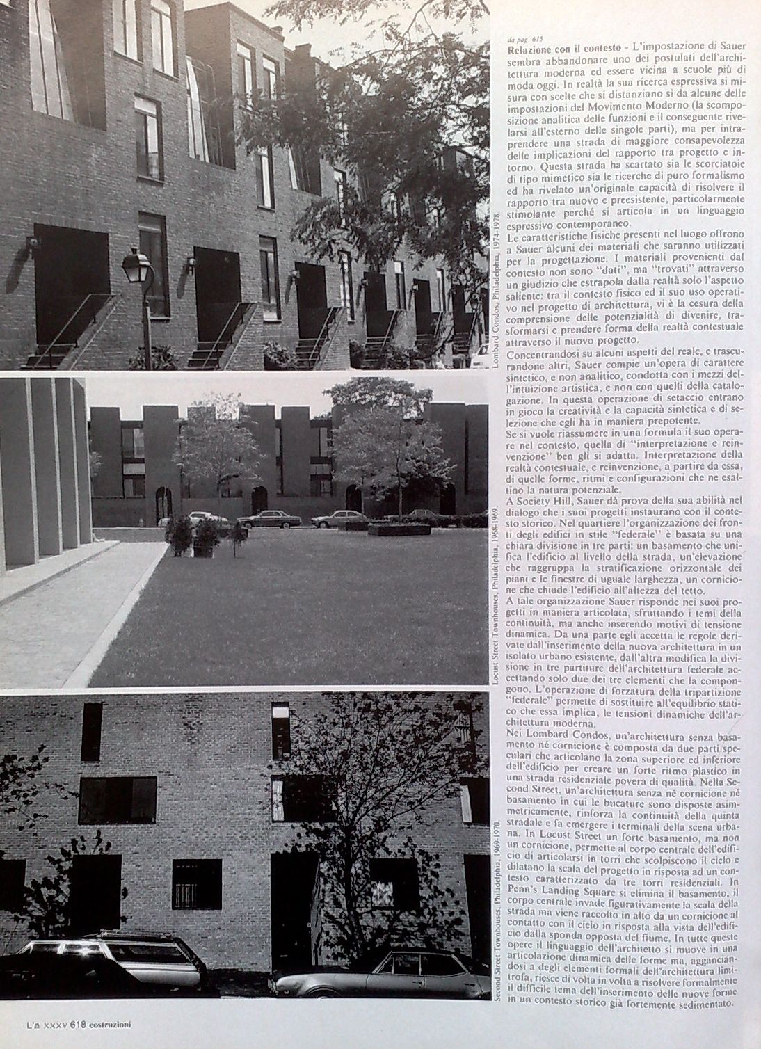 Antonino Saggio, Louis Sauer, L'architettura #407 9/1989
