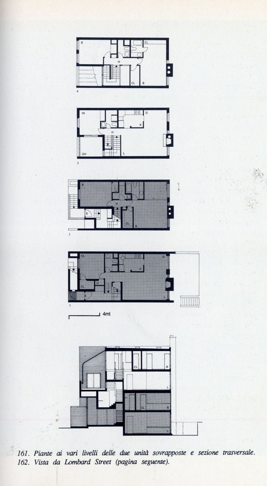 Lombard Condos, Philadelphia From Antonino Saggio book on Louis Sauer