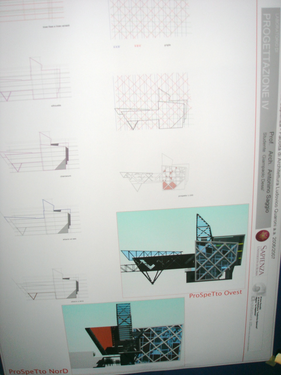 Dess&igrave; LAb IVd Prof. Antonino Saggio Architettura la sapienza Roma 2007