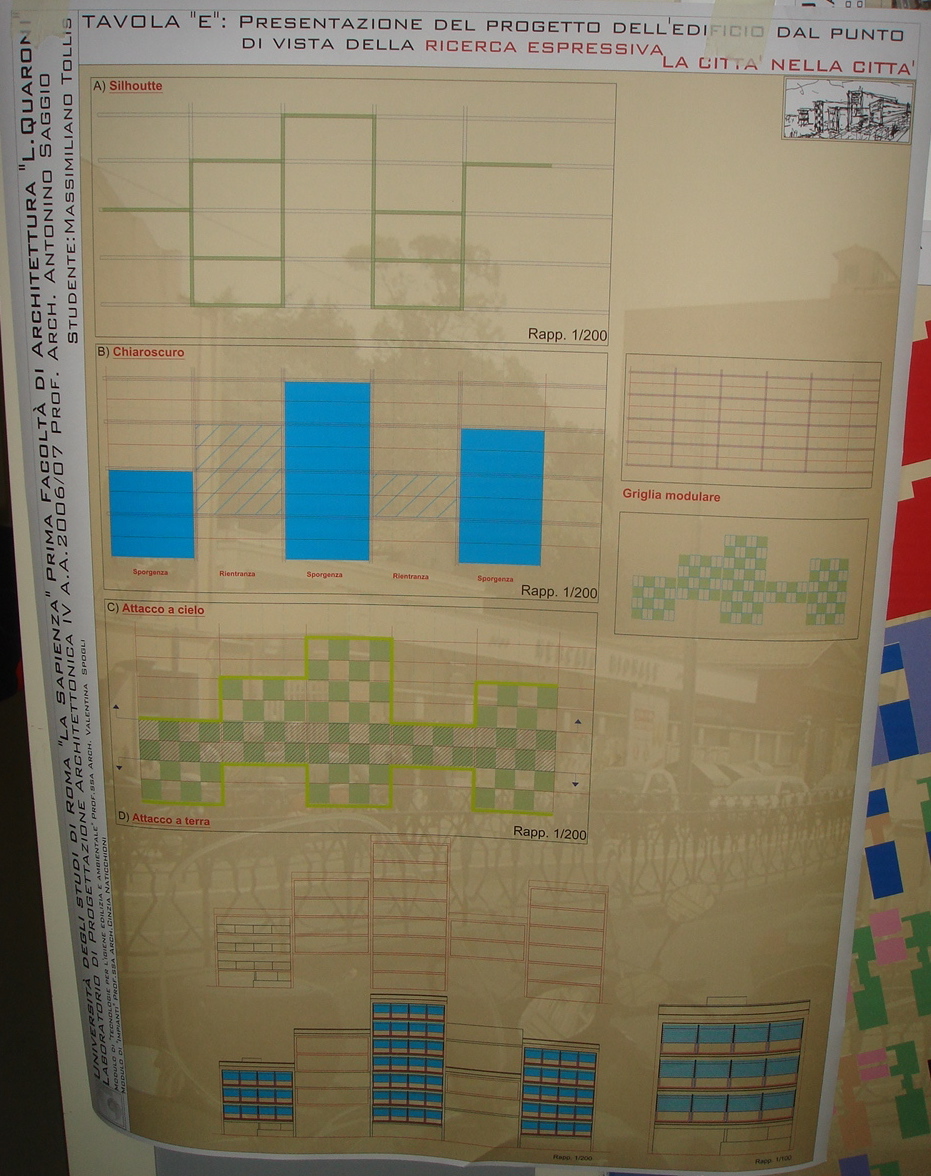 Tollis Lab IVd Prof. Antonino Saggio Architettura la sapienza Roma 2007