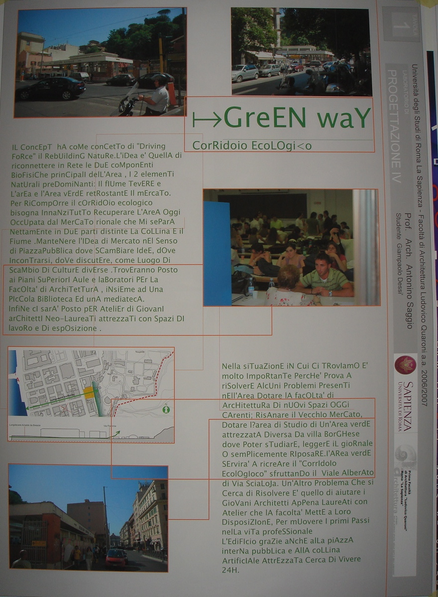 Dess&igrave; LAb IVd Prof. Antonino Saggio Architettura la sapienza Roma 2007