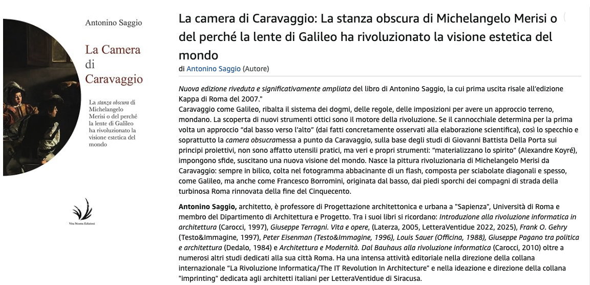 Caravaggio Saggio